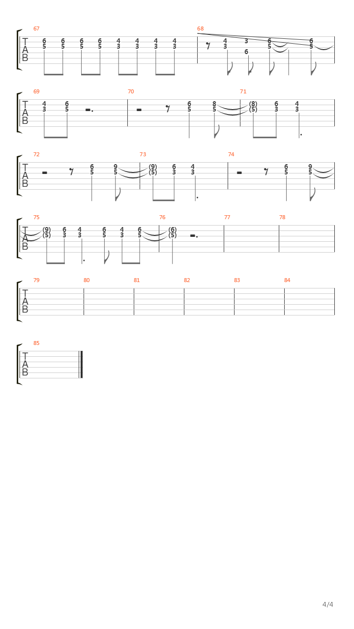 Toco Fondo吉他谱