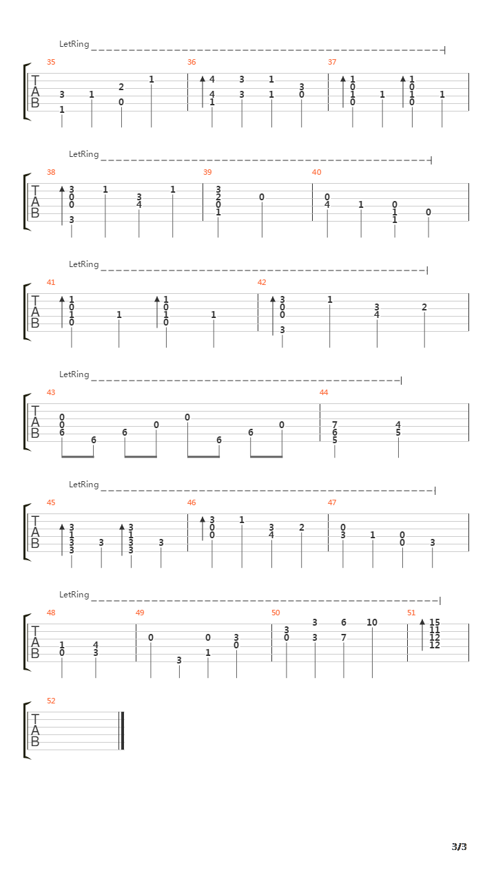 Theme From Schindler's List(辛德勒名单)吉他谱