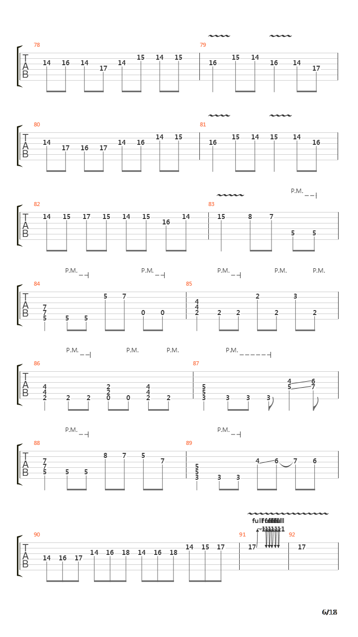 卡农 摇滚版（Canon Rock）吉他谱