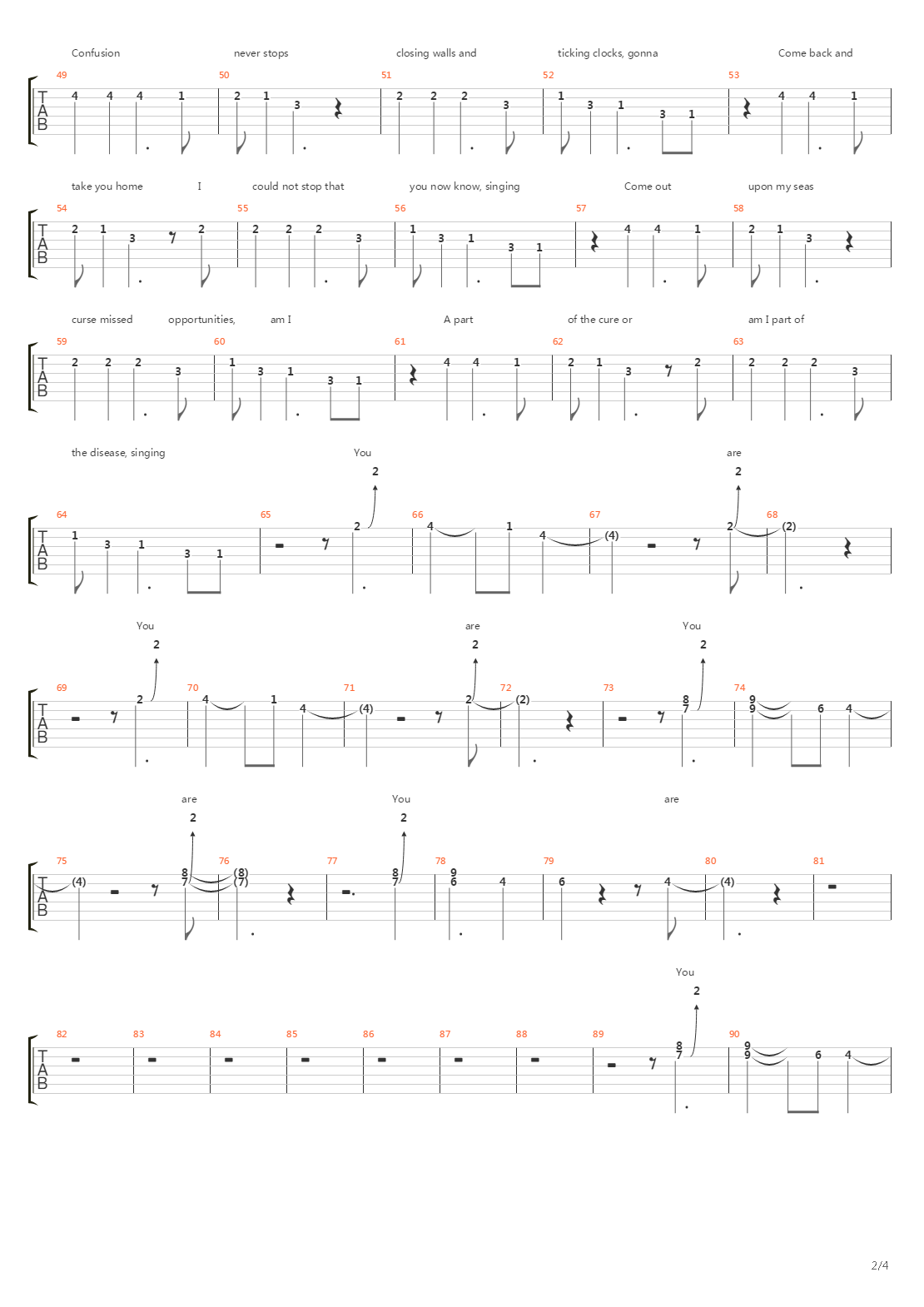 Clocks吉他谱