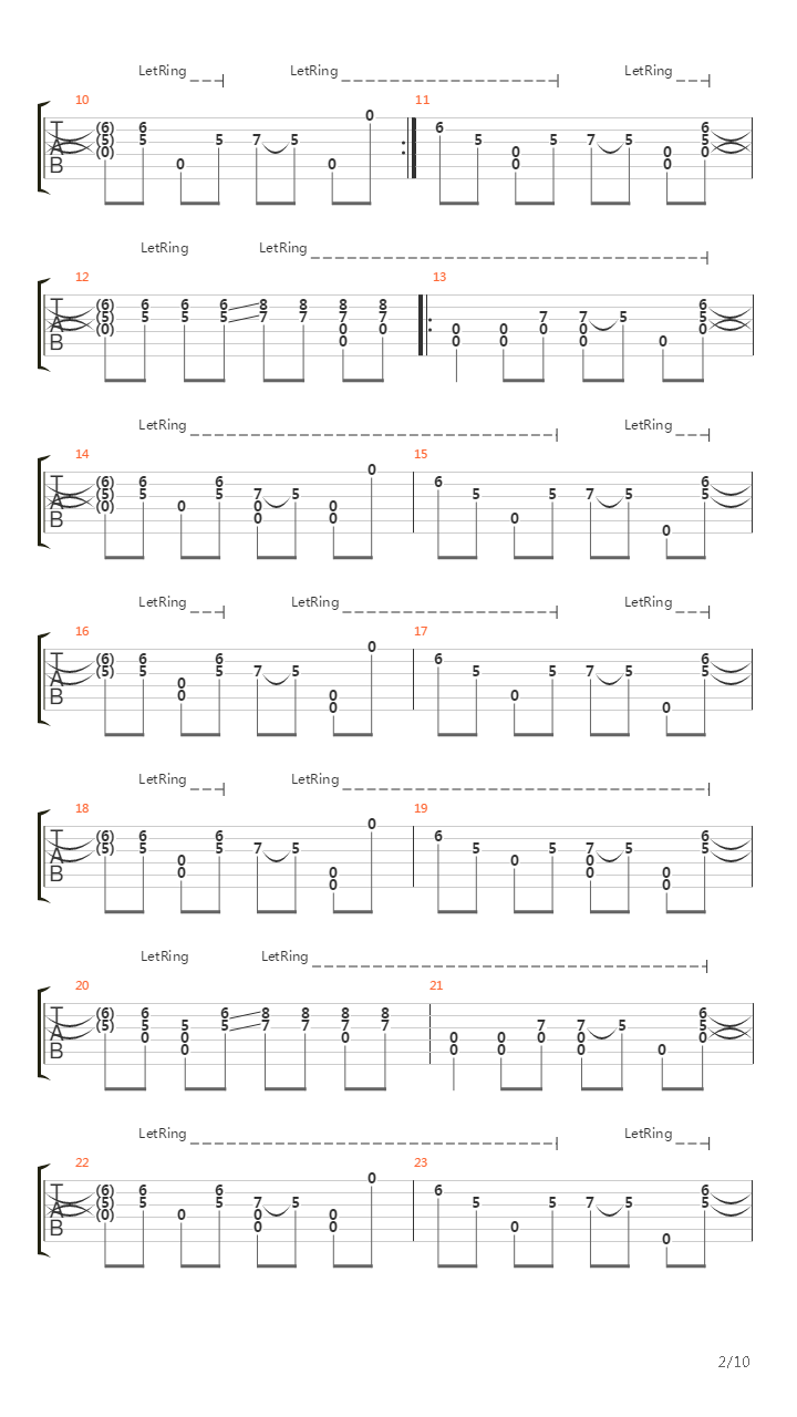 Torn吉他谱