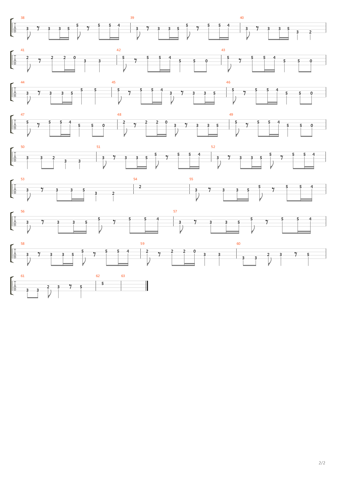 Wrote A Song For Everyone吉他谱