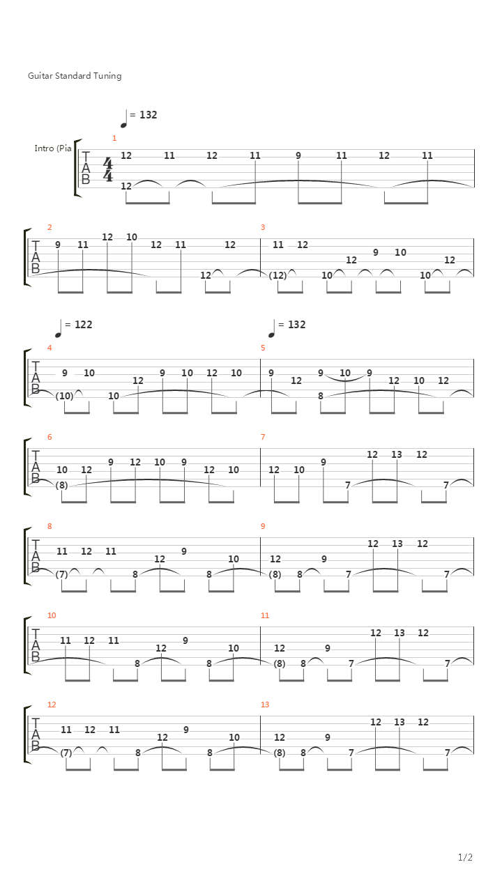 Phobophile吉他谱