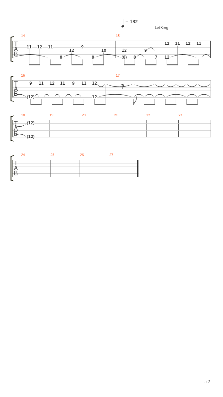 Phobophile吉他谱