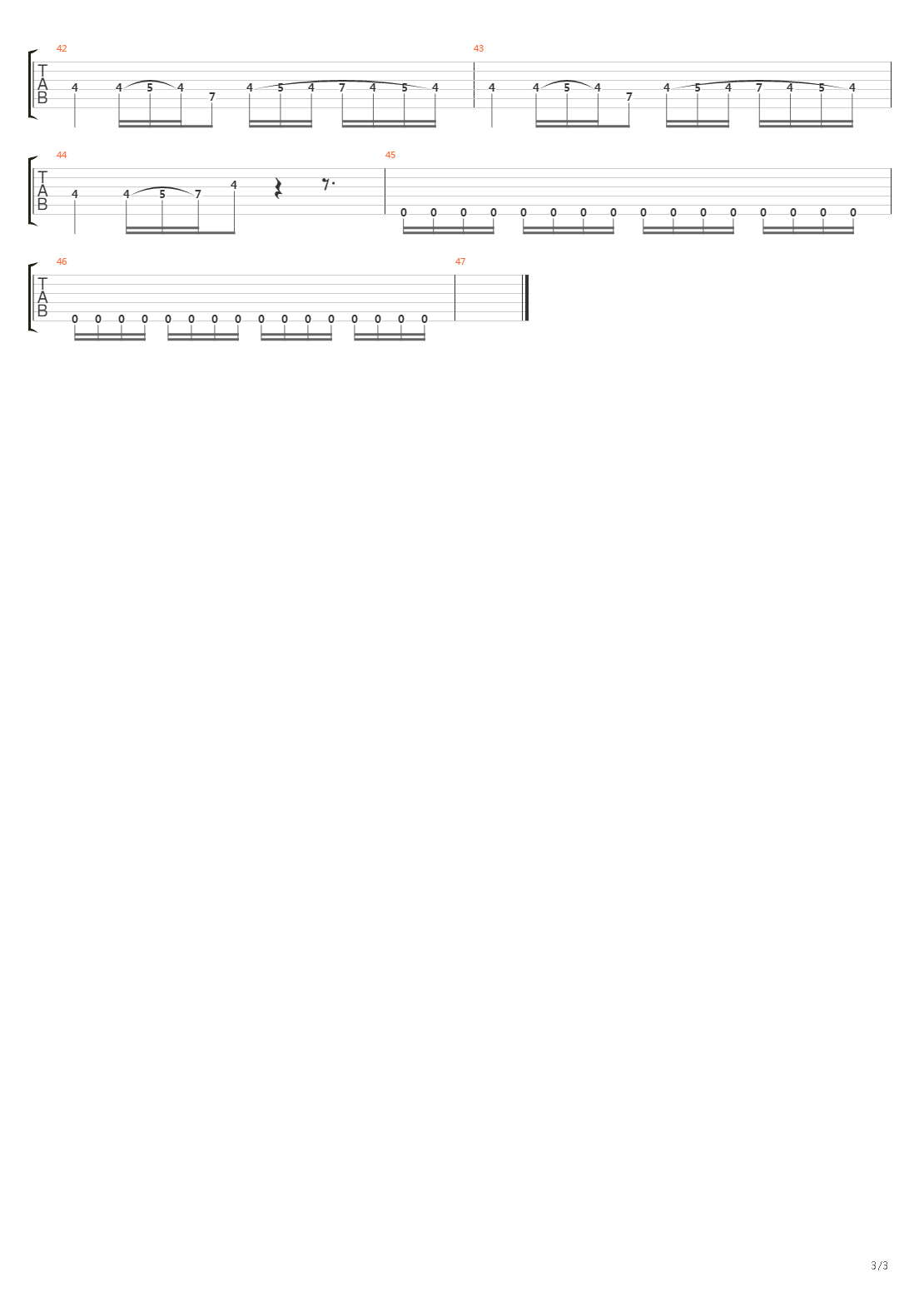 White Noise_Black Silence吉他谱