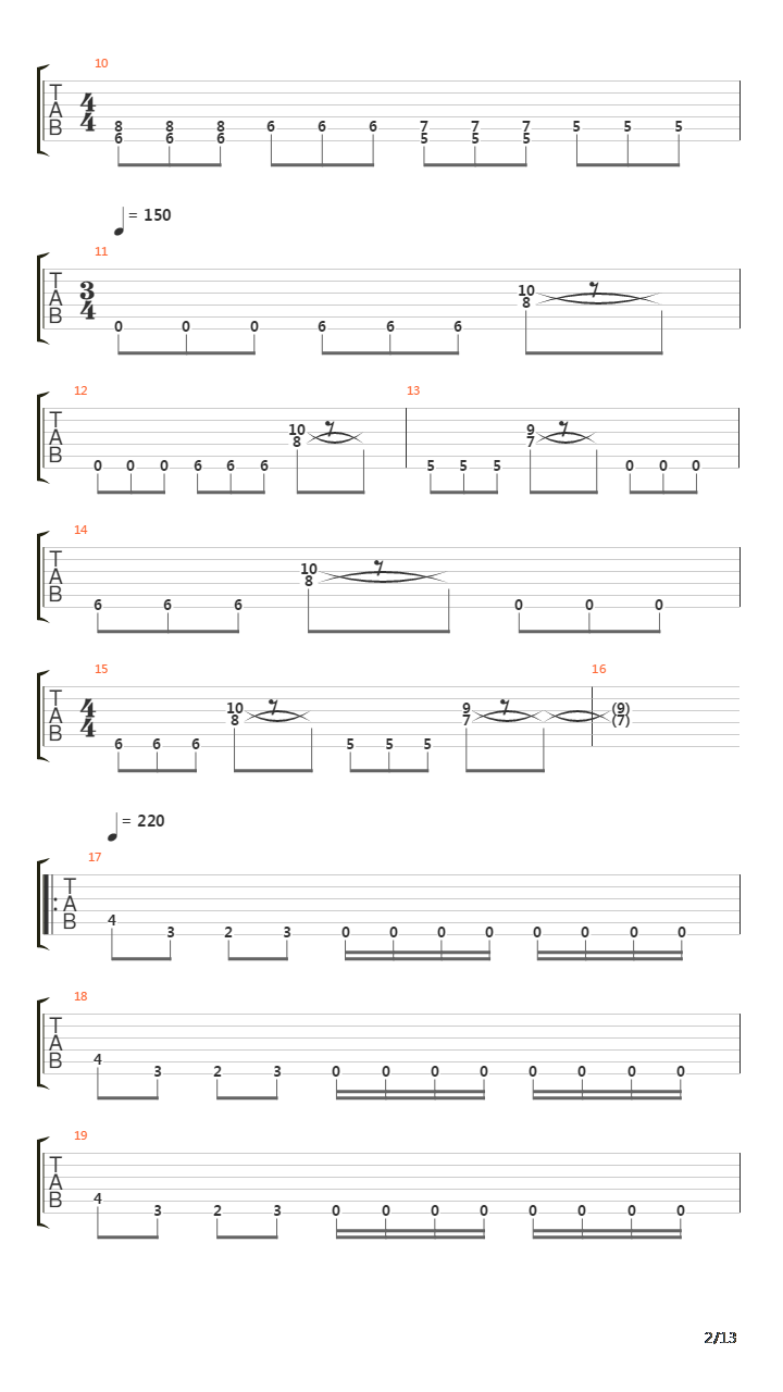 Flattening Of Emotions吉他谱