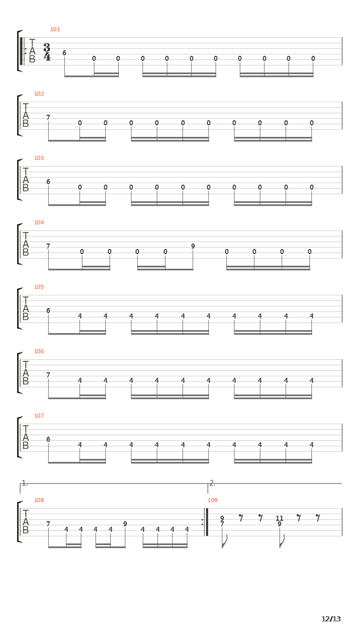 Flattening Of Emotions吉他谱