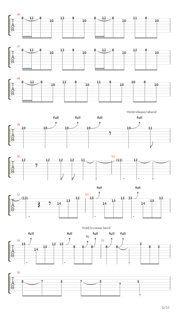 Child In Time (Solo)吉他谱