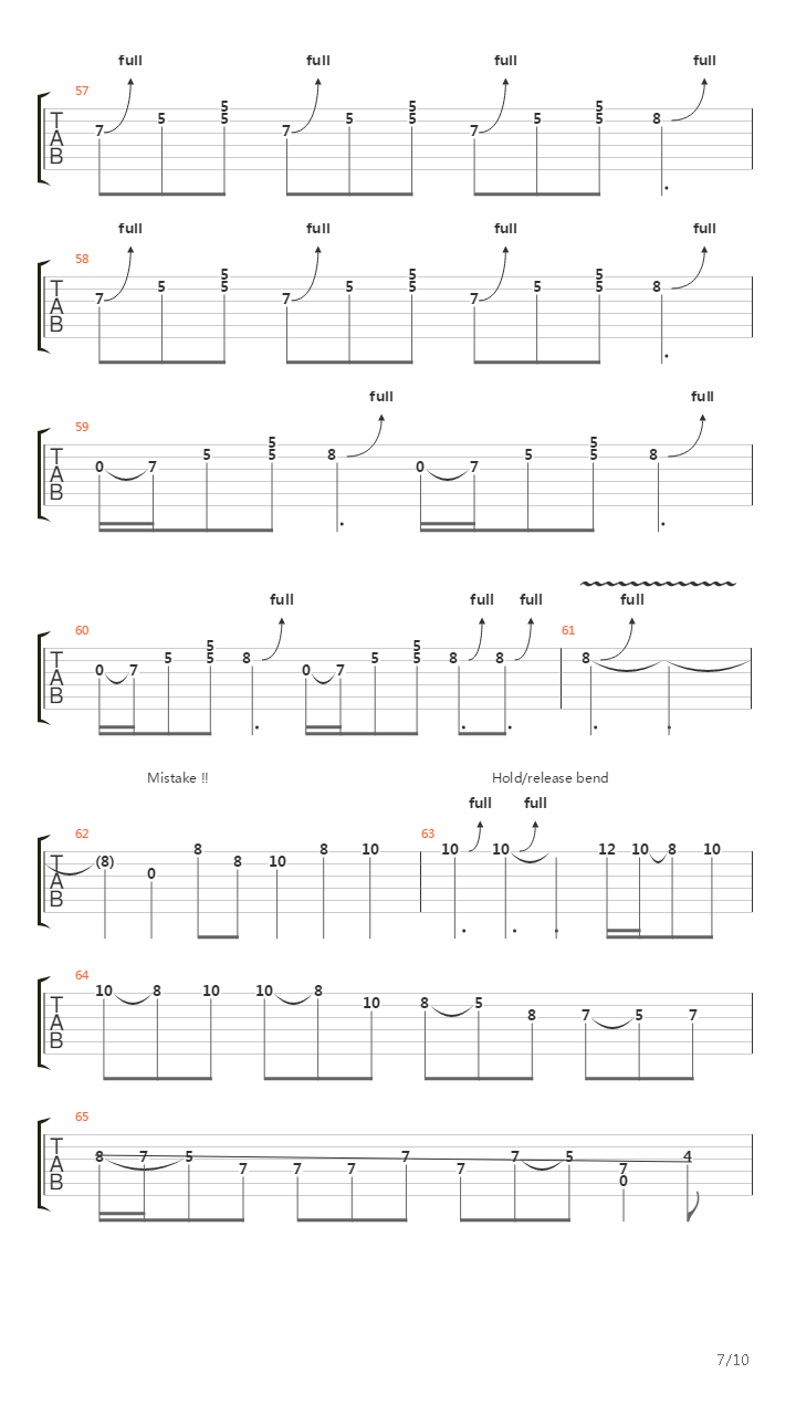 Child In Time (Solo)吉他谱