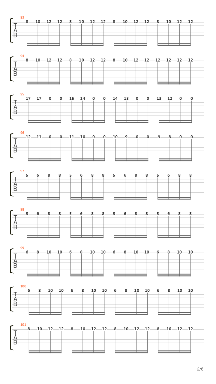 Highway Star (Instrumental)吉他谱