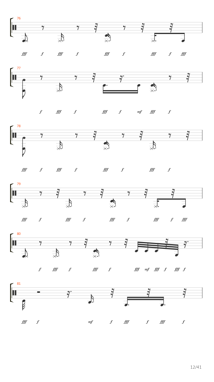 Mistreated吉他谱