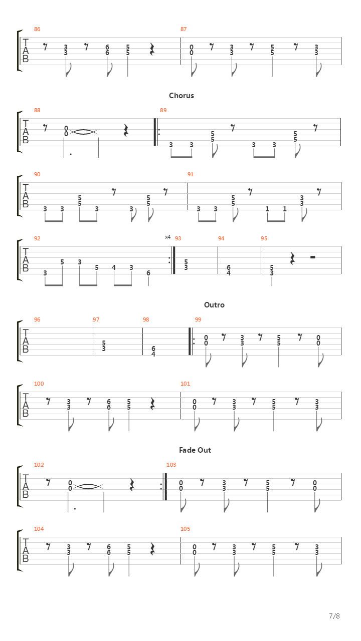 Smoke On The Water (12)吉他谱