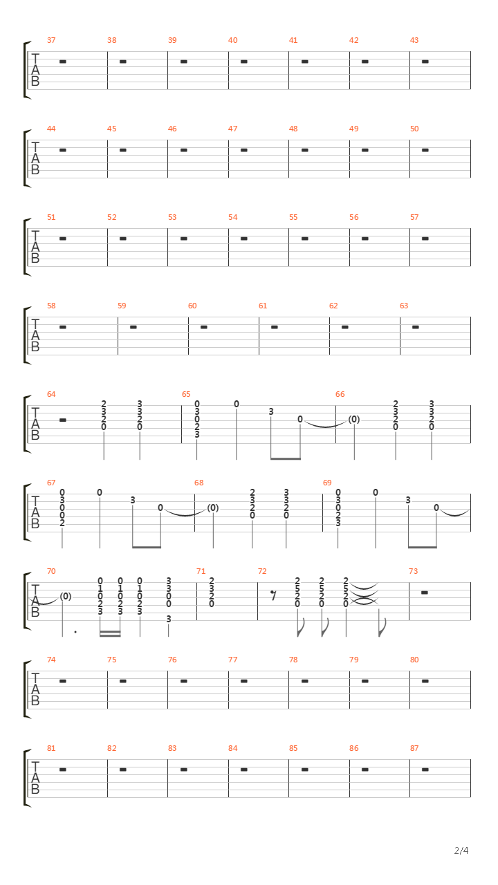 Hysteria吉他谱