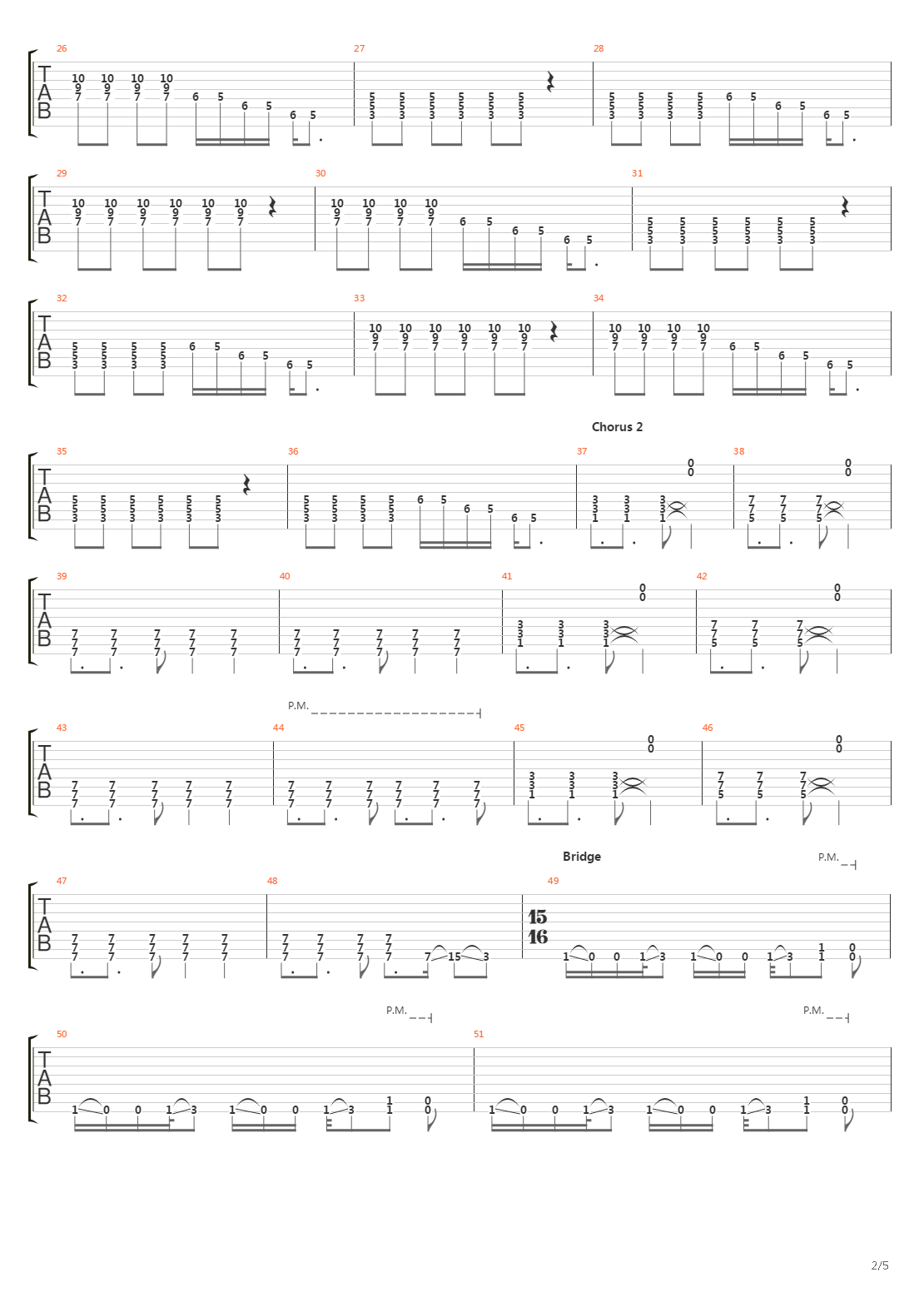 Gauze吉他谱