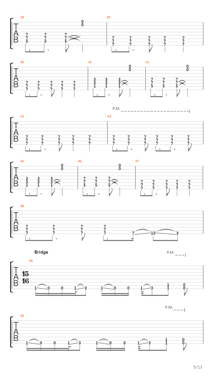 Gauze吉他谱