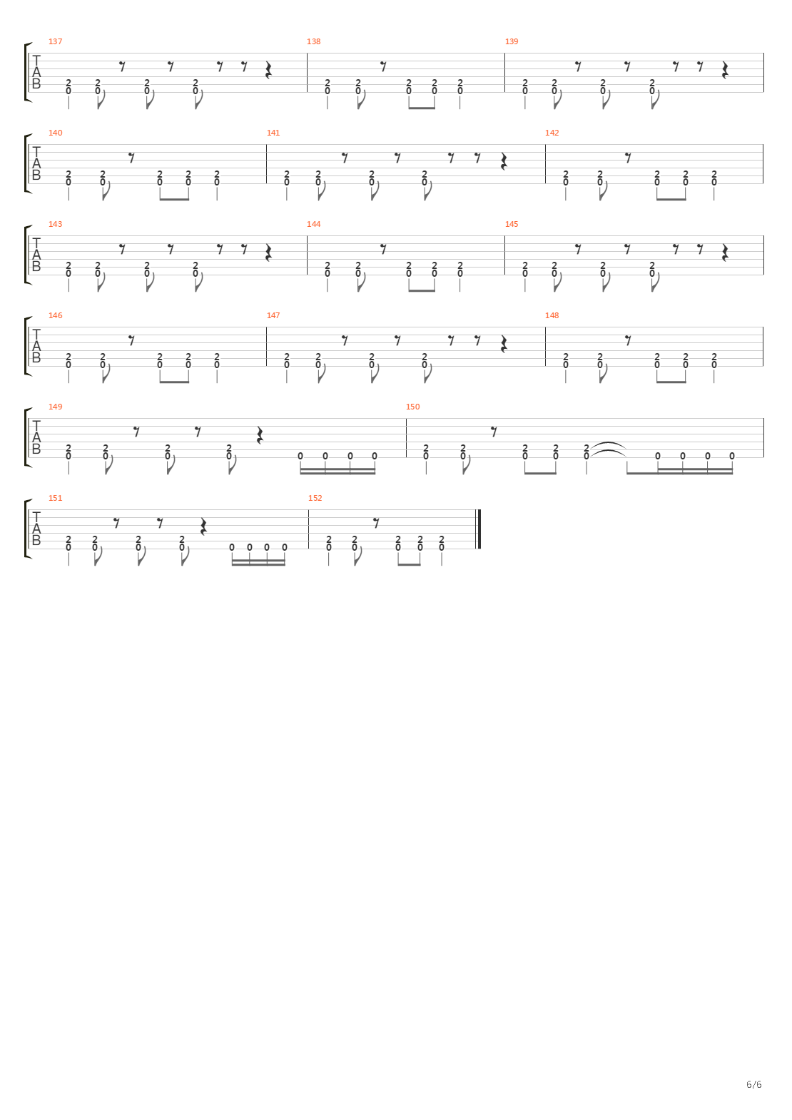 Progenies Of The Great Apocalypse吉他谱