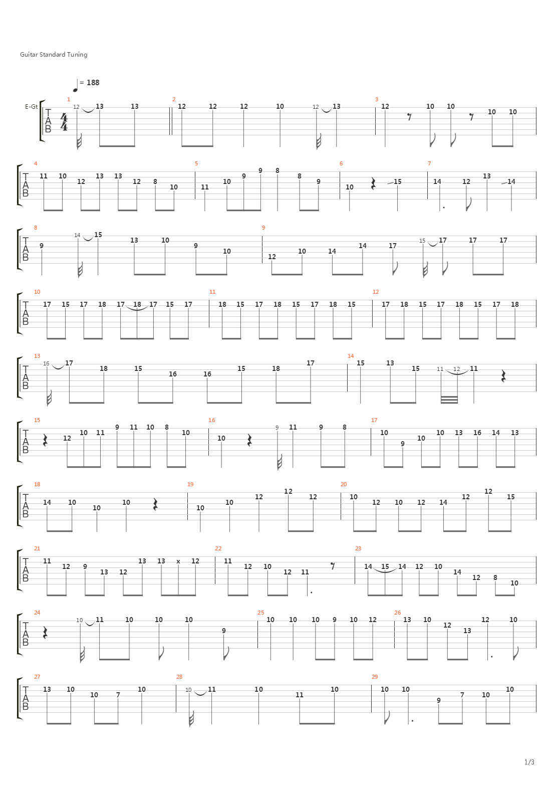 Chicago吉他谱