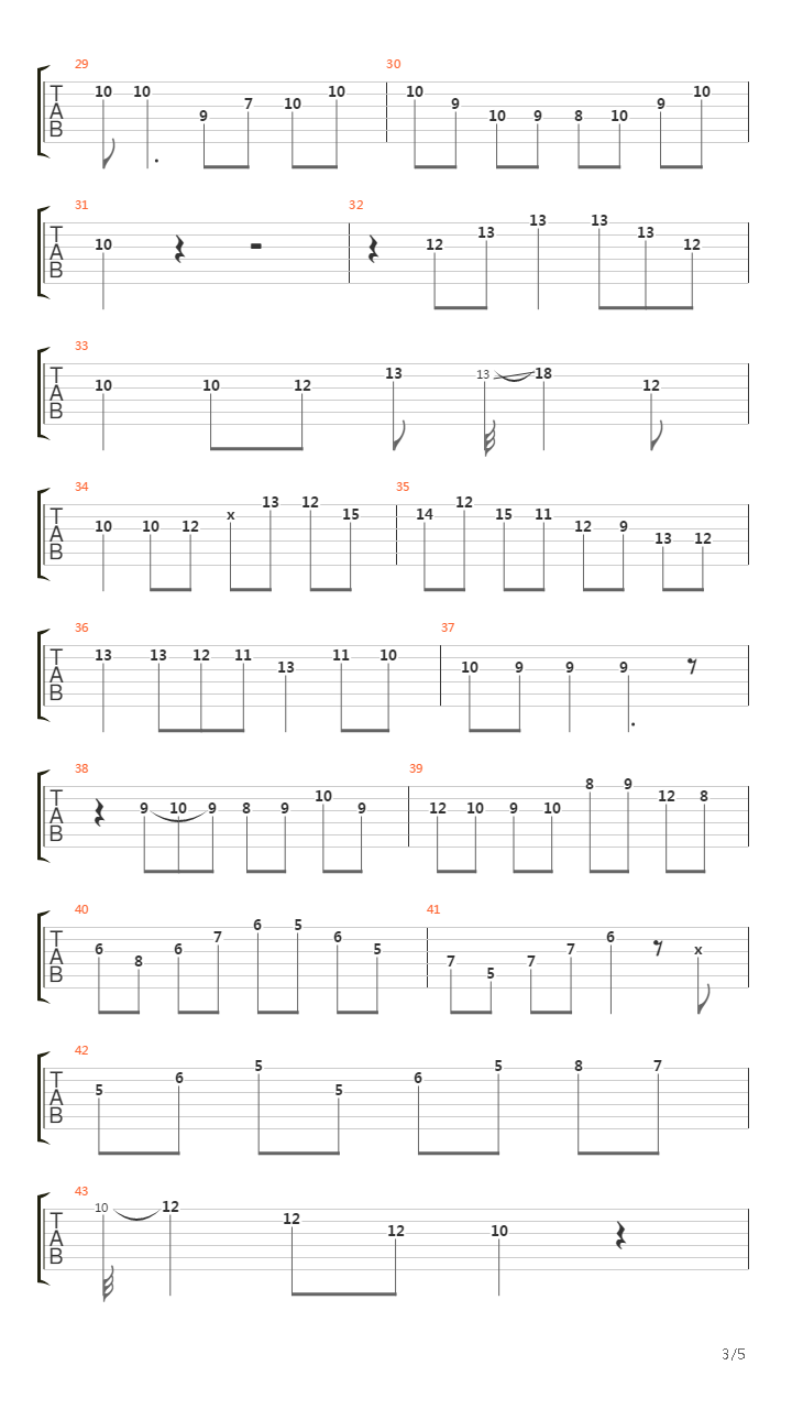 Chicago吉他谱