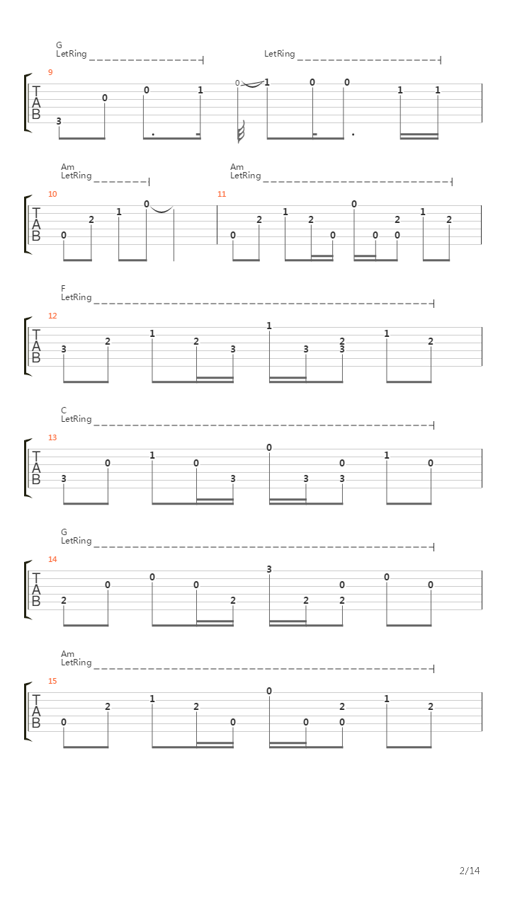 Love The Way You Lie (piano)吉他谱