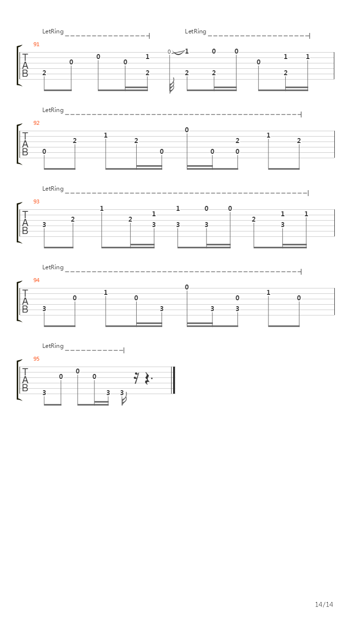 Love The Way You Lie (piano)吉他谱