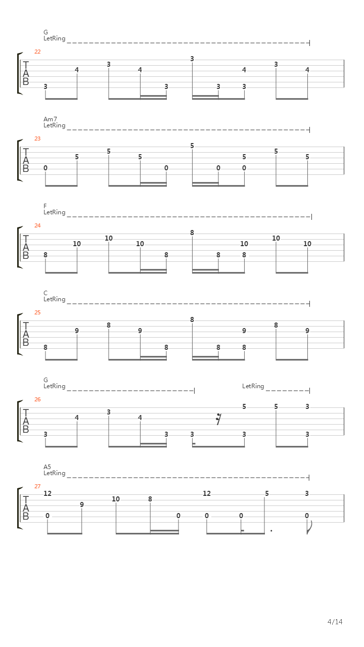 Love The Way You Lie (piano)吉他谱