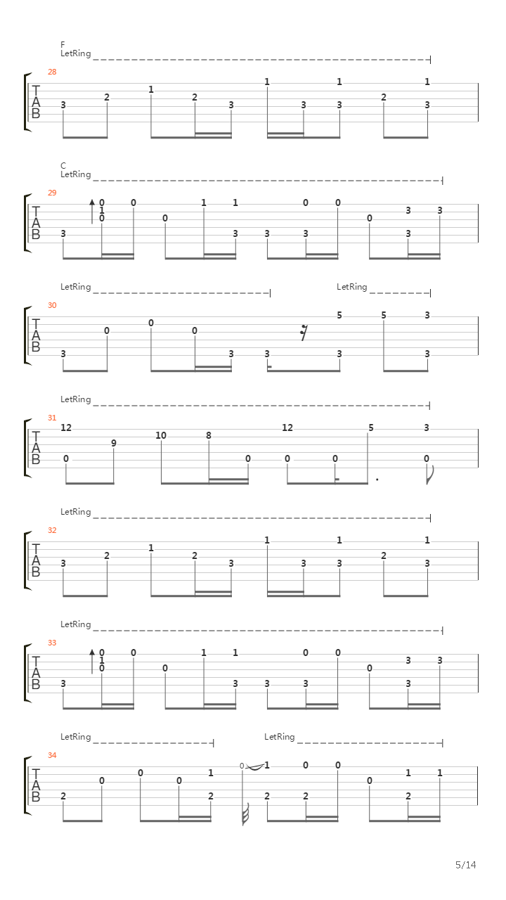 Love The Way You Lie (piano)吉他谱