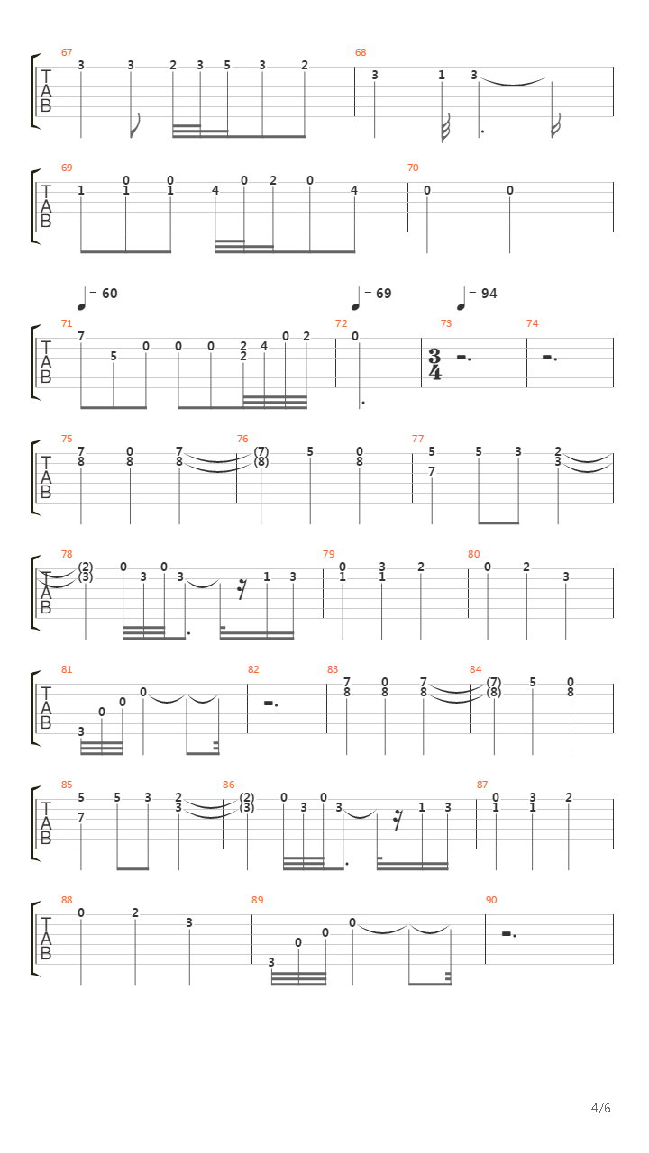 Spanish Dance No. 2吉他谱