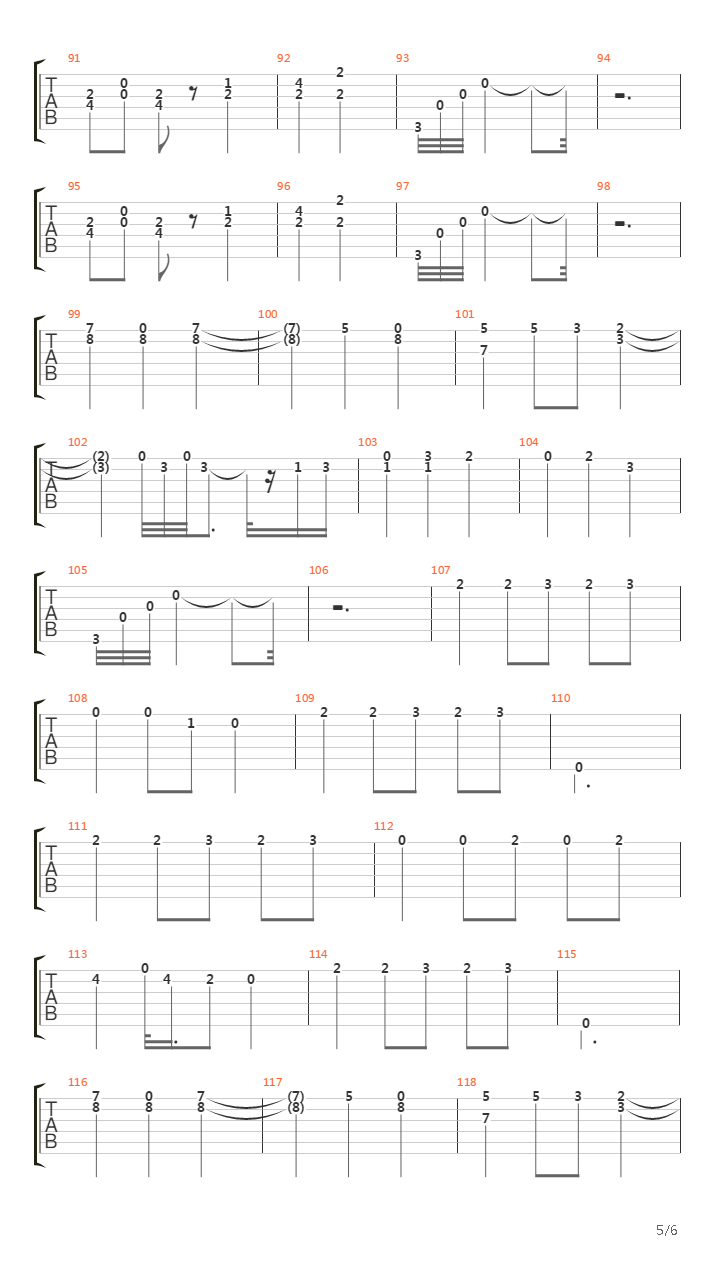 Spanish Dance No. 2吉他谱