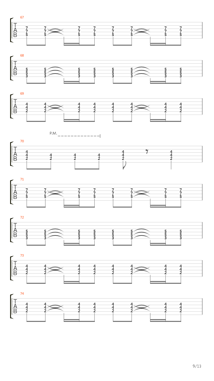 Xo吉他谱