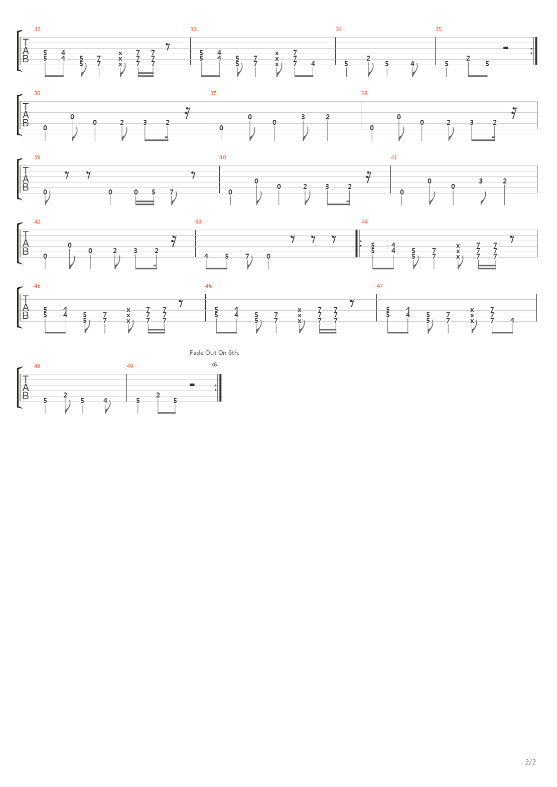 Cars吉他谱