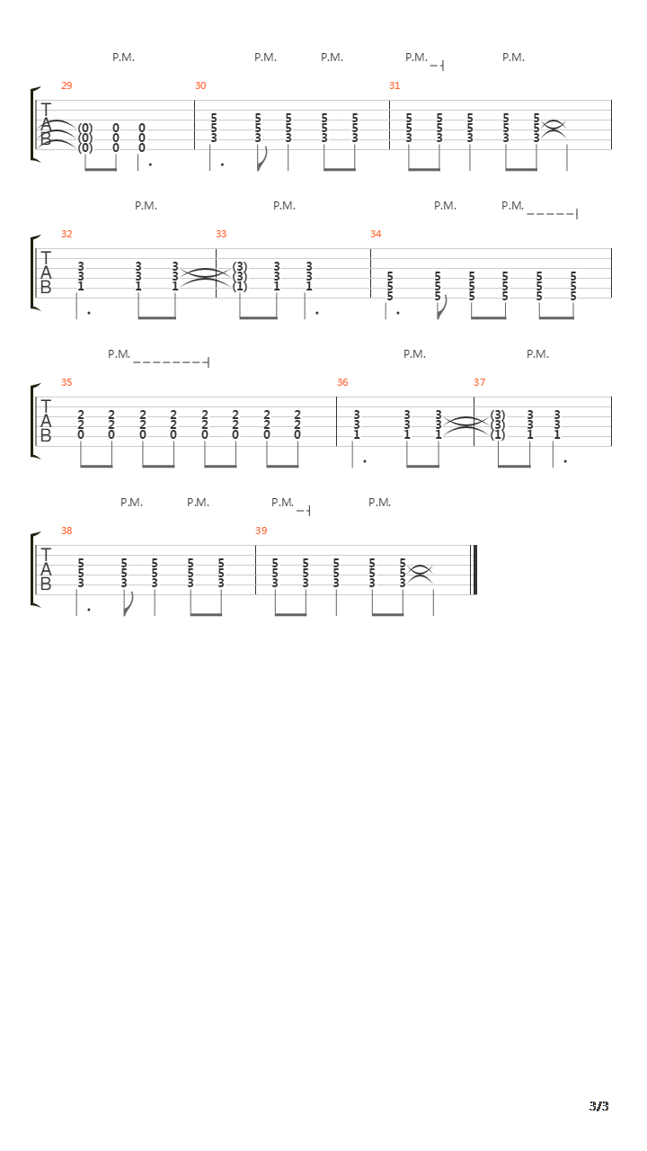 scaPEGoat(TV动画《终结的炽天使》片尾曲)吉他谱