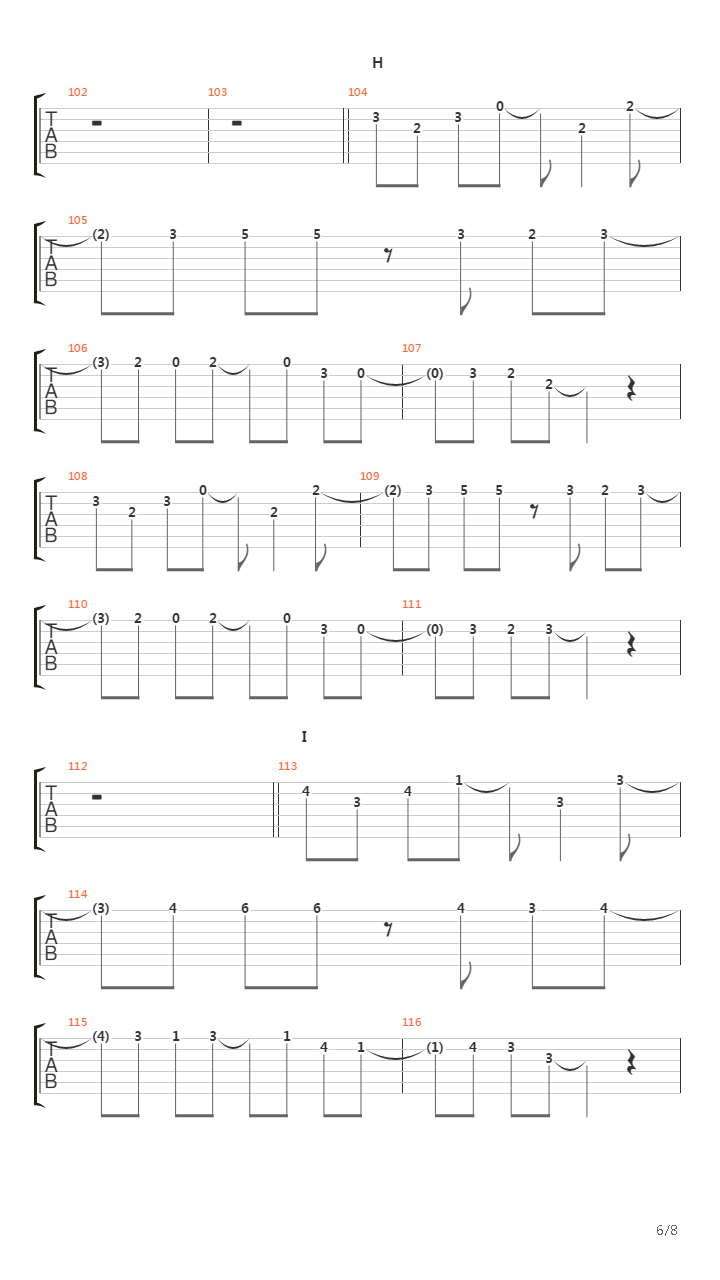 Shangri-La吉他谱