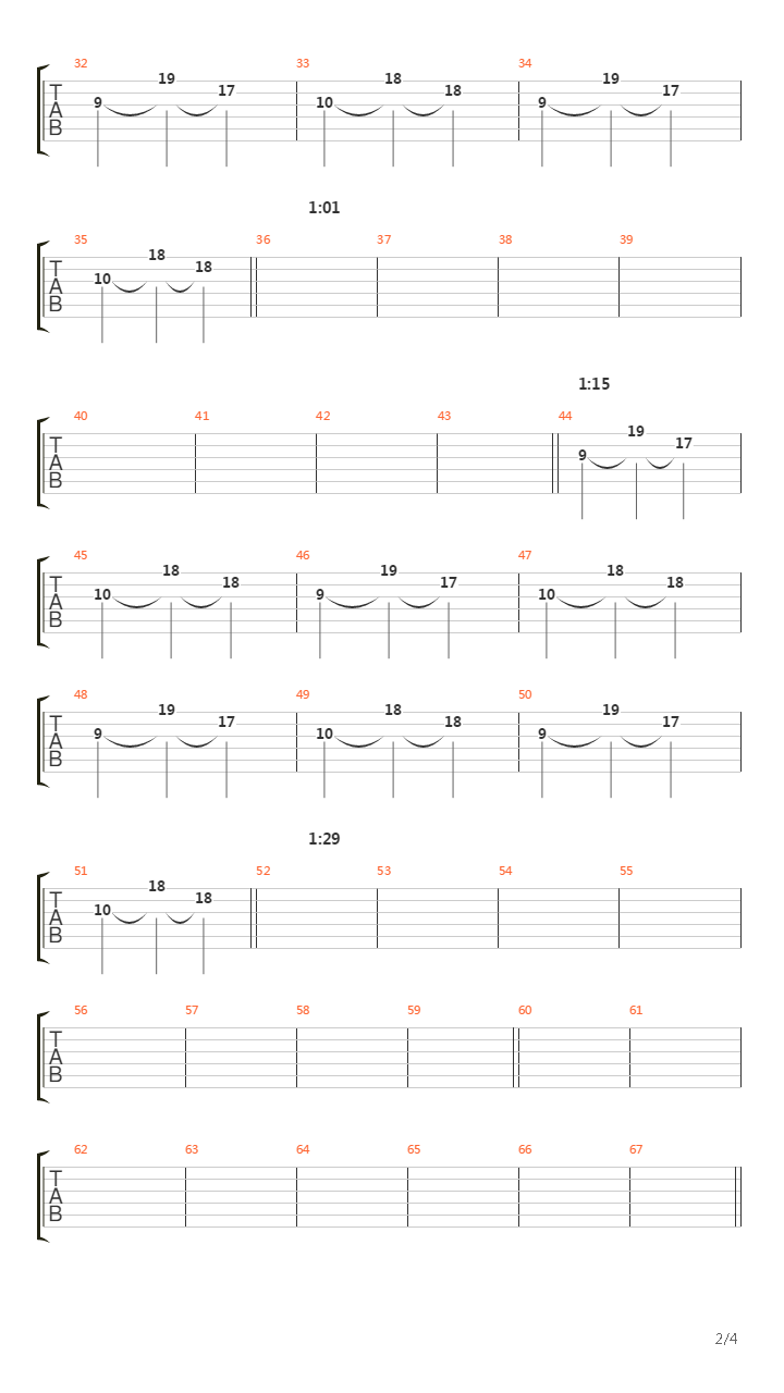 Burden Of Time吉他谱