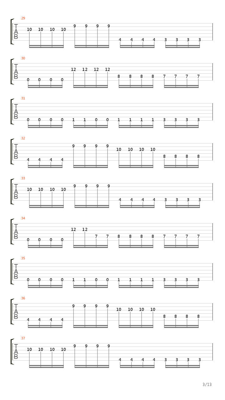 Trigrammaton吉他谱