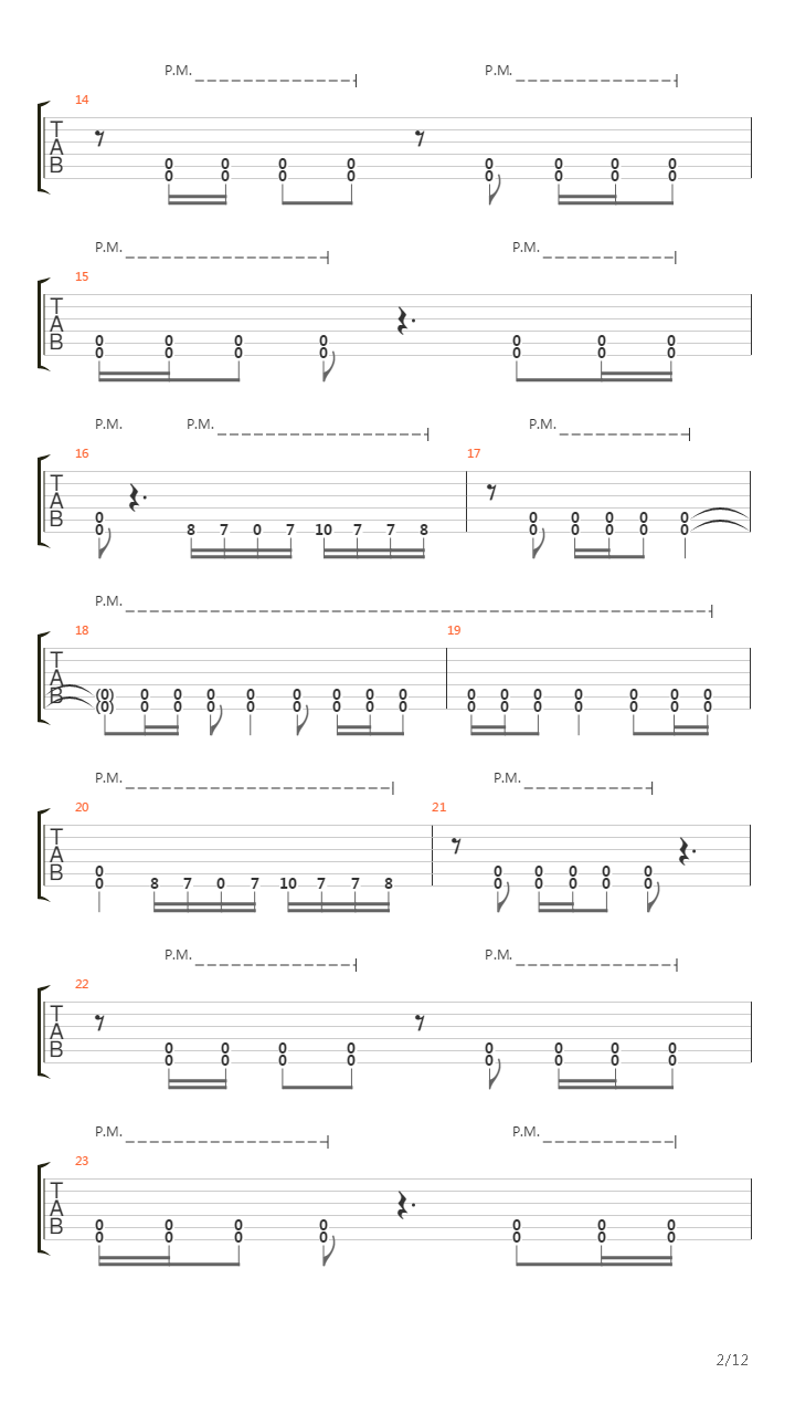 Martyr吉他谱