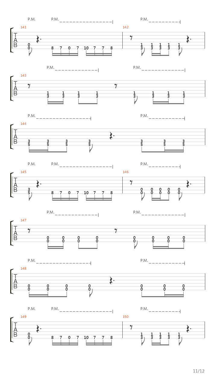 Martyr吉他谱