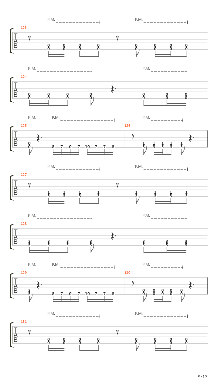 Martyr吉他谱