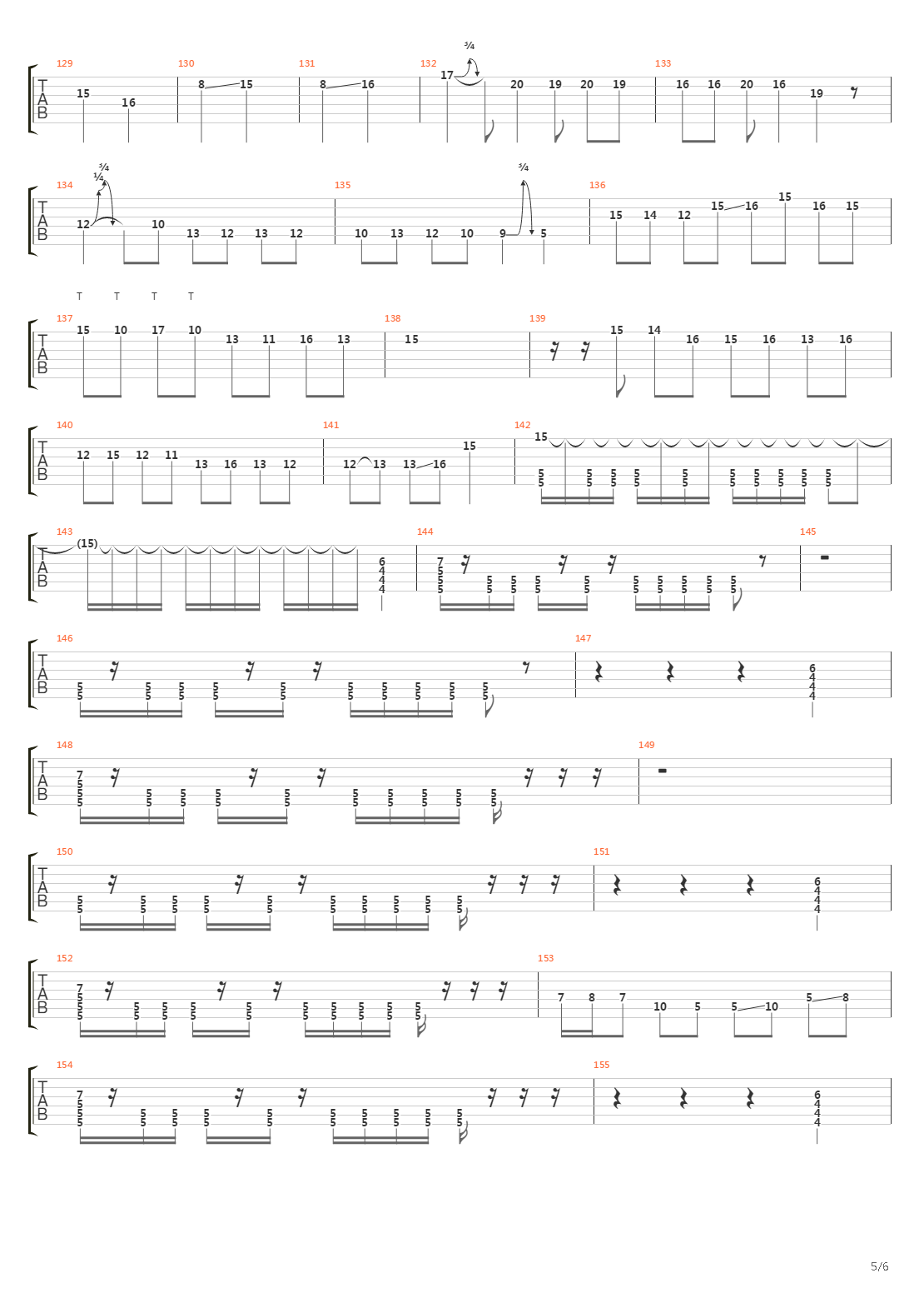 The Wake吉他谱