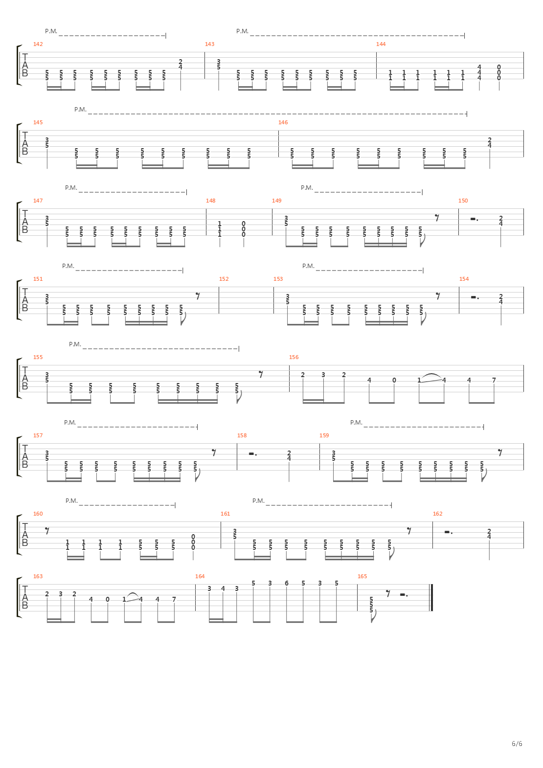 The Wake吉他谱