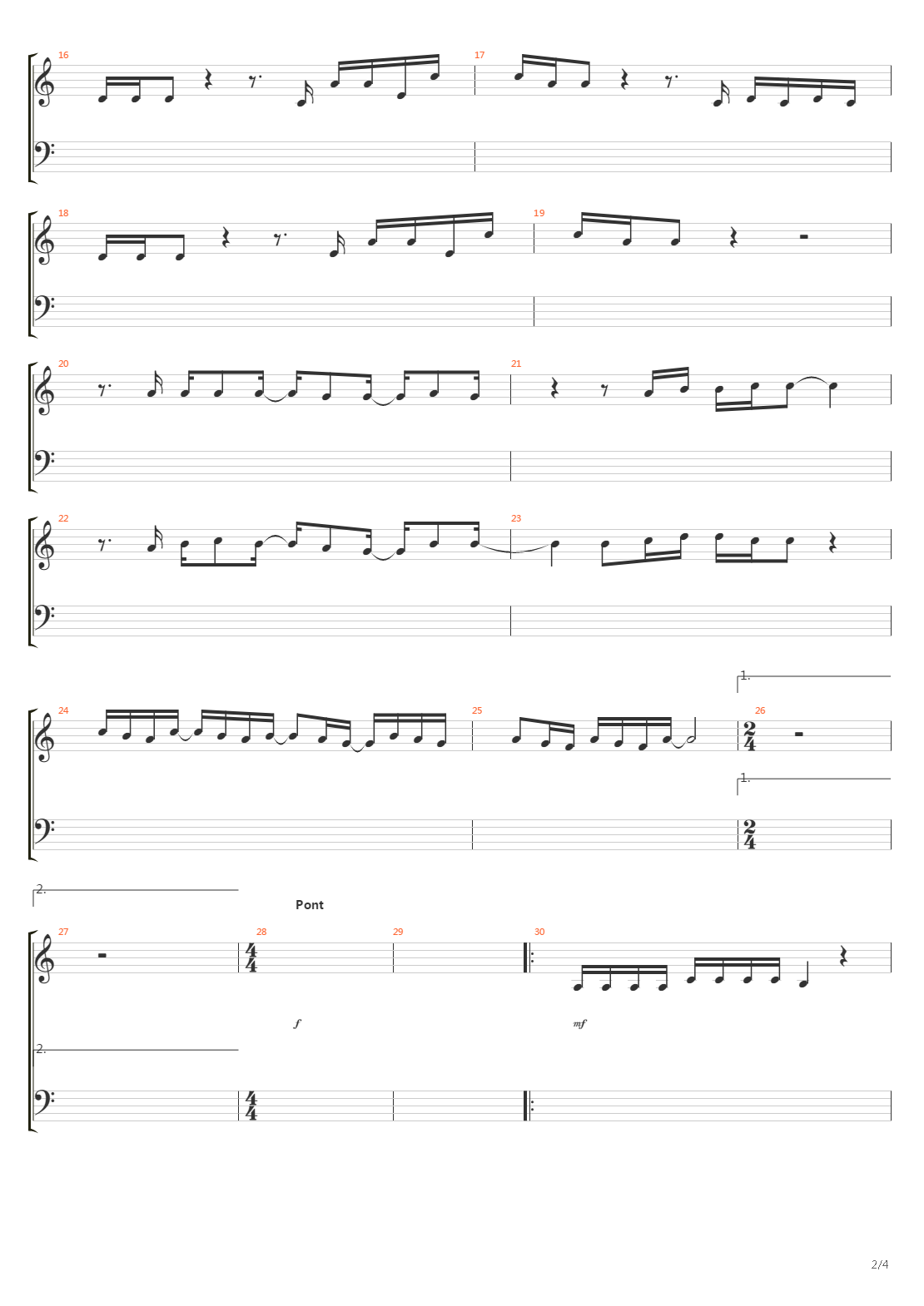 A Suivre吉他谱