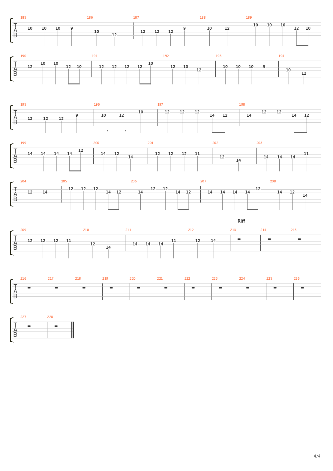 Constellation Of Tears吉他谱