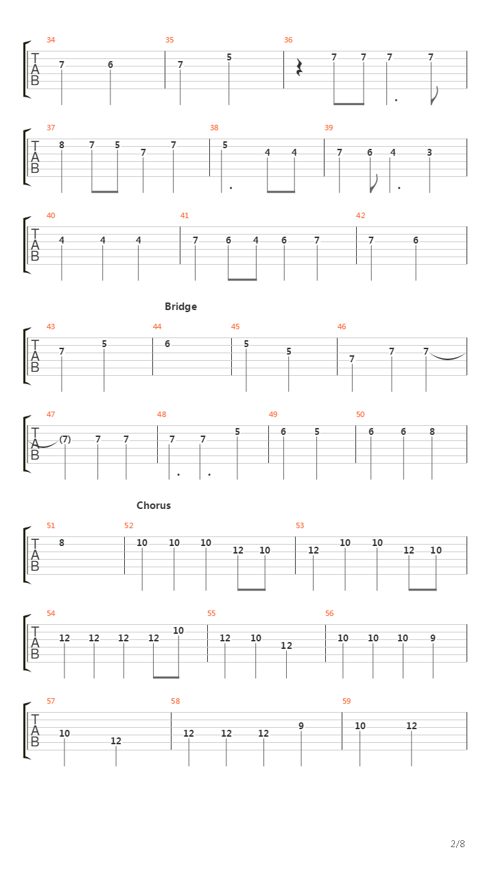 Constellation Of Tears吉他谱