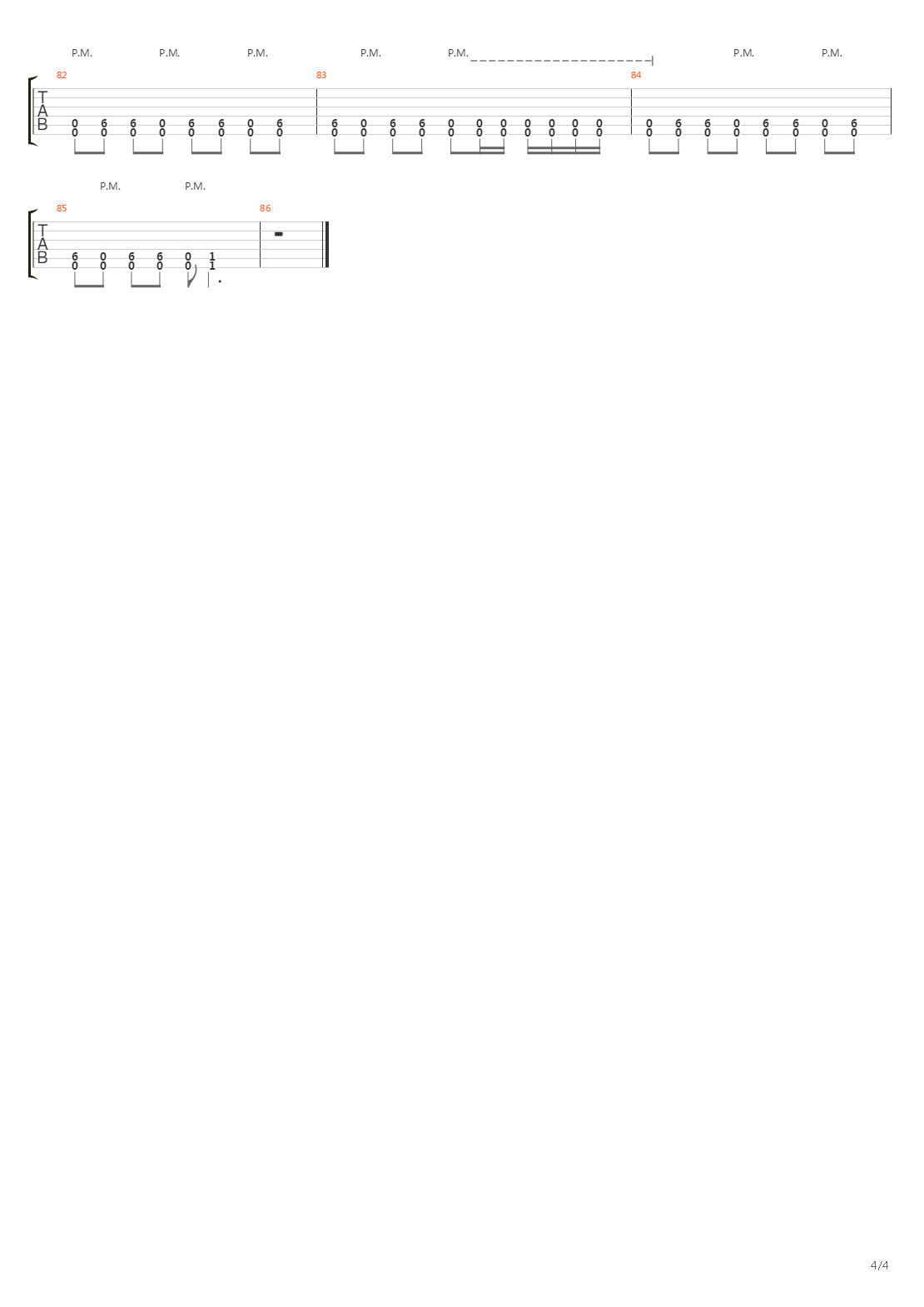 Choke吉他谱
