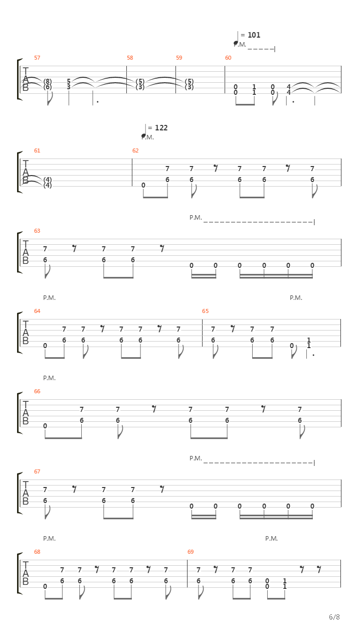 Choke吉他谱