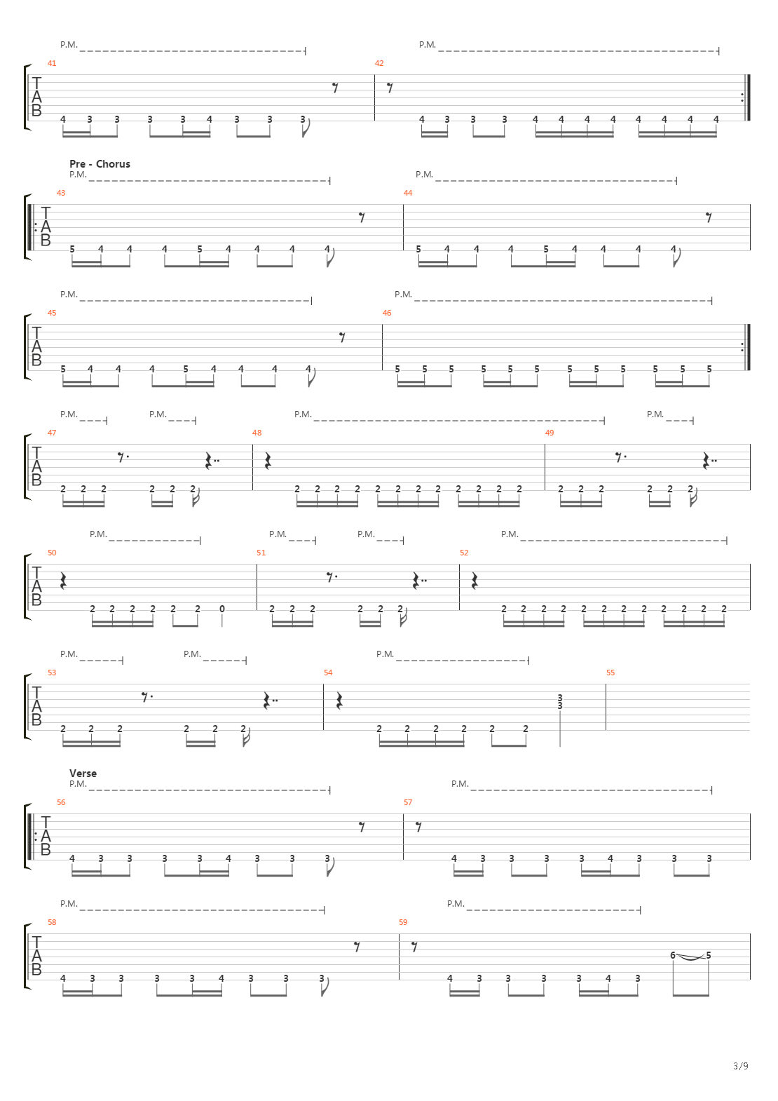 Protomech吉他谱