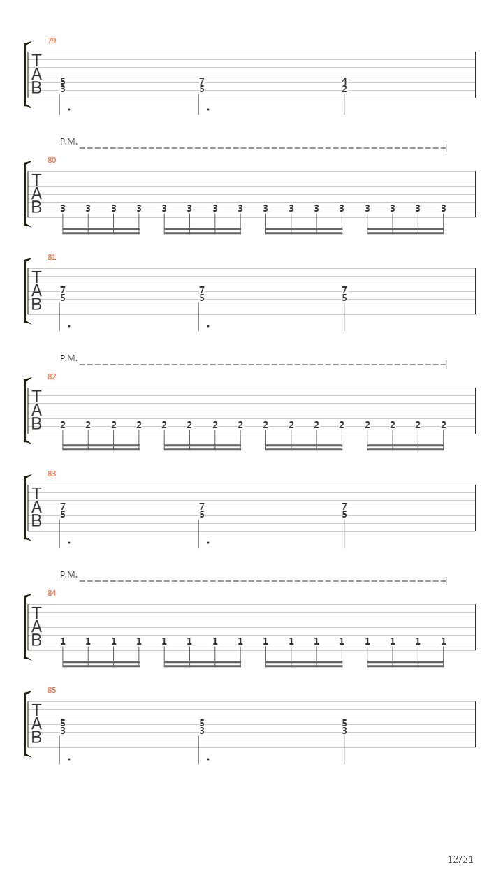 Protomech吉他谱