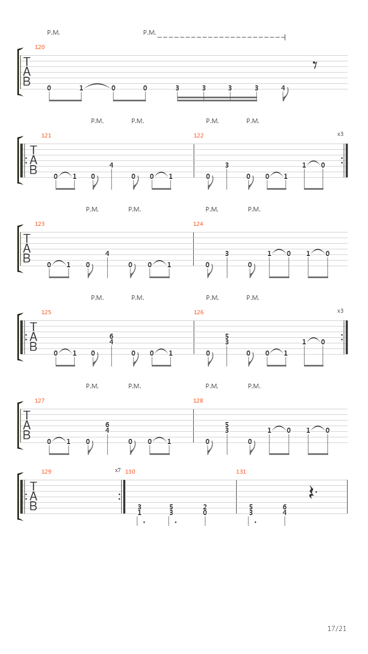 Protomech吉他谱