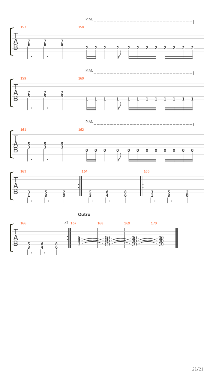 Protomech吉他谱