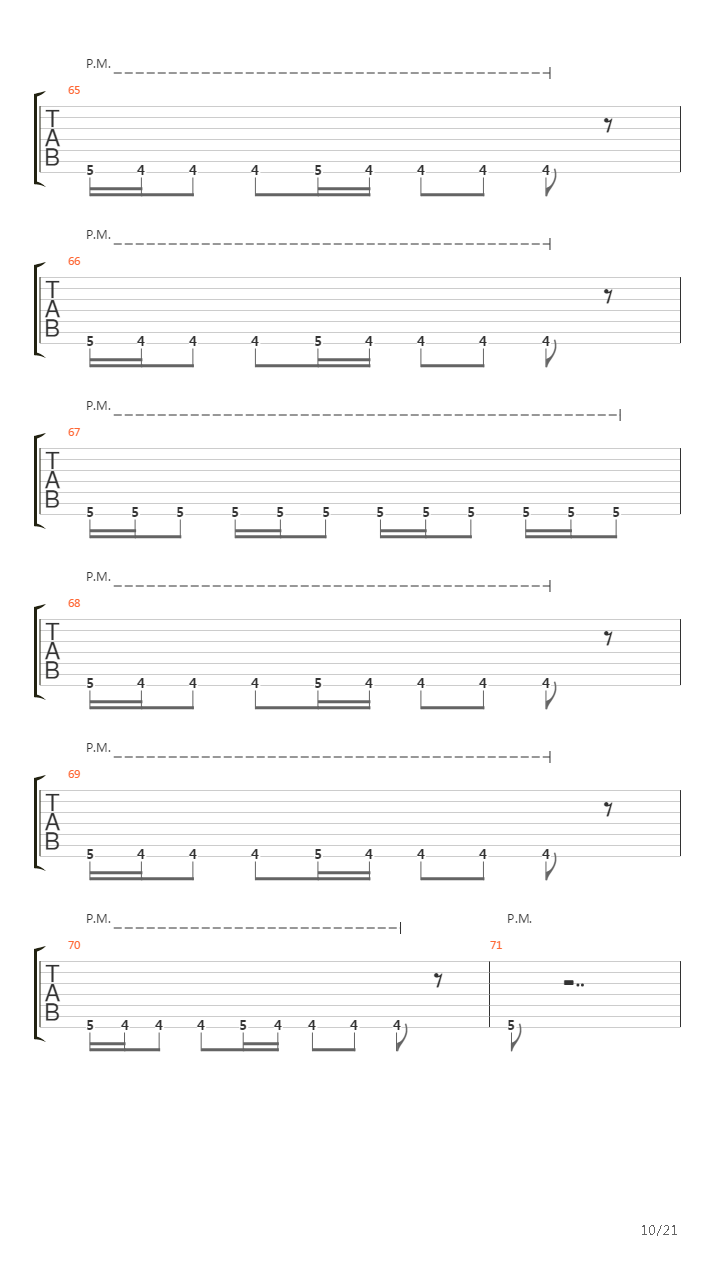 Protomech吉他谱