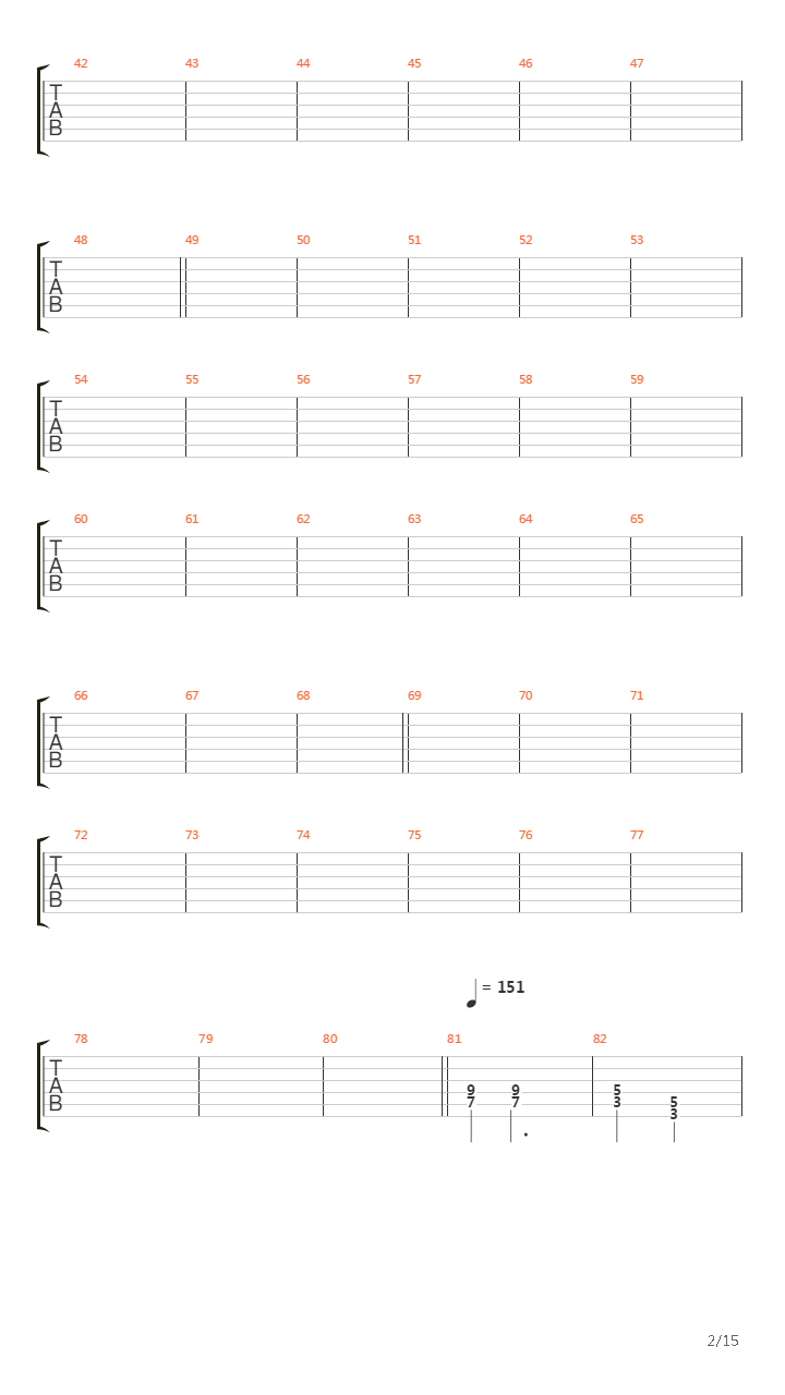 The Clansman吉他谱